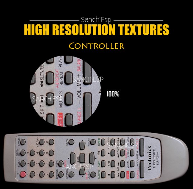 controller CG Textures .c4d .max .obj .3ds .fbx .stl .blend 