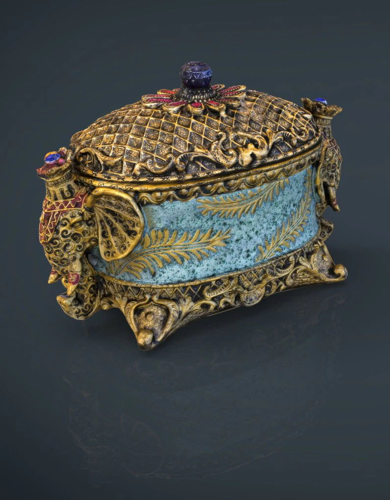 decorative jewelry box 3D Model .c4d .max .obj .3ds .fbx .stl .blend 