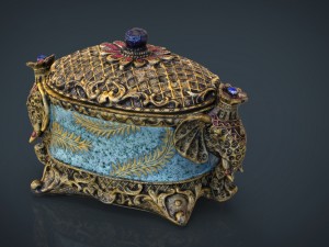 decorative jewelry box 3Dモデル