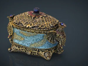 decorative jewelry box 3D Model