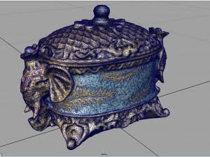 decorative jewelry box 3D Model