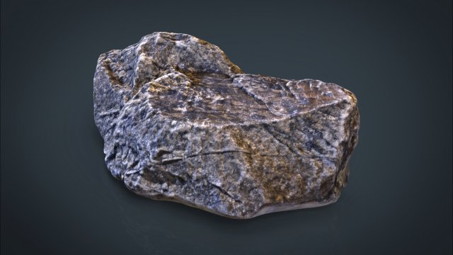 real stone 4 3D-Modell .c4d .max .obj .3ds .fbx .stl .blend 
