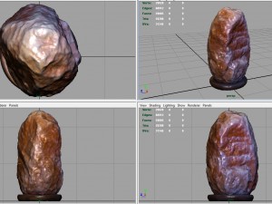 himalayan stone salt 3D मॉडल