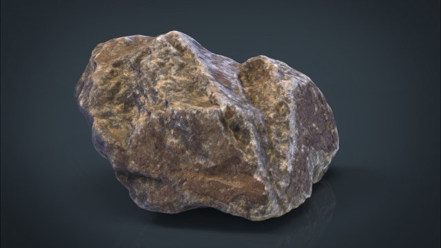 real stone 8 3D Model .c4d .max .obj .3ds .fbx .stl .blend 