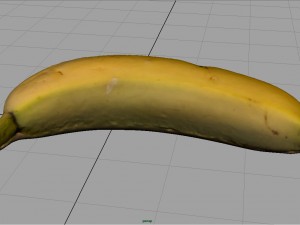 realistic banana 3D मॉडल