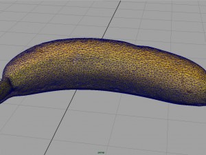 realistic banana 3D मॉडल