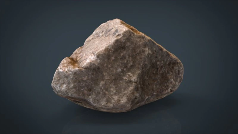 real stone 9 3D Model .c4d .max .obj .3ds .fbx .stl .blend 