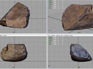 real stone 10 Model 3D