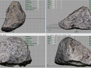 real stone 12 3D Model