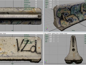 concrete road block Modelo 3D