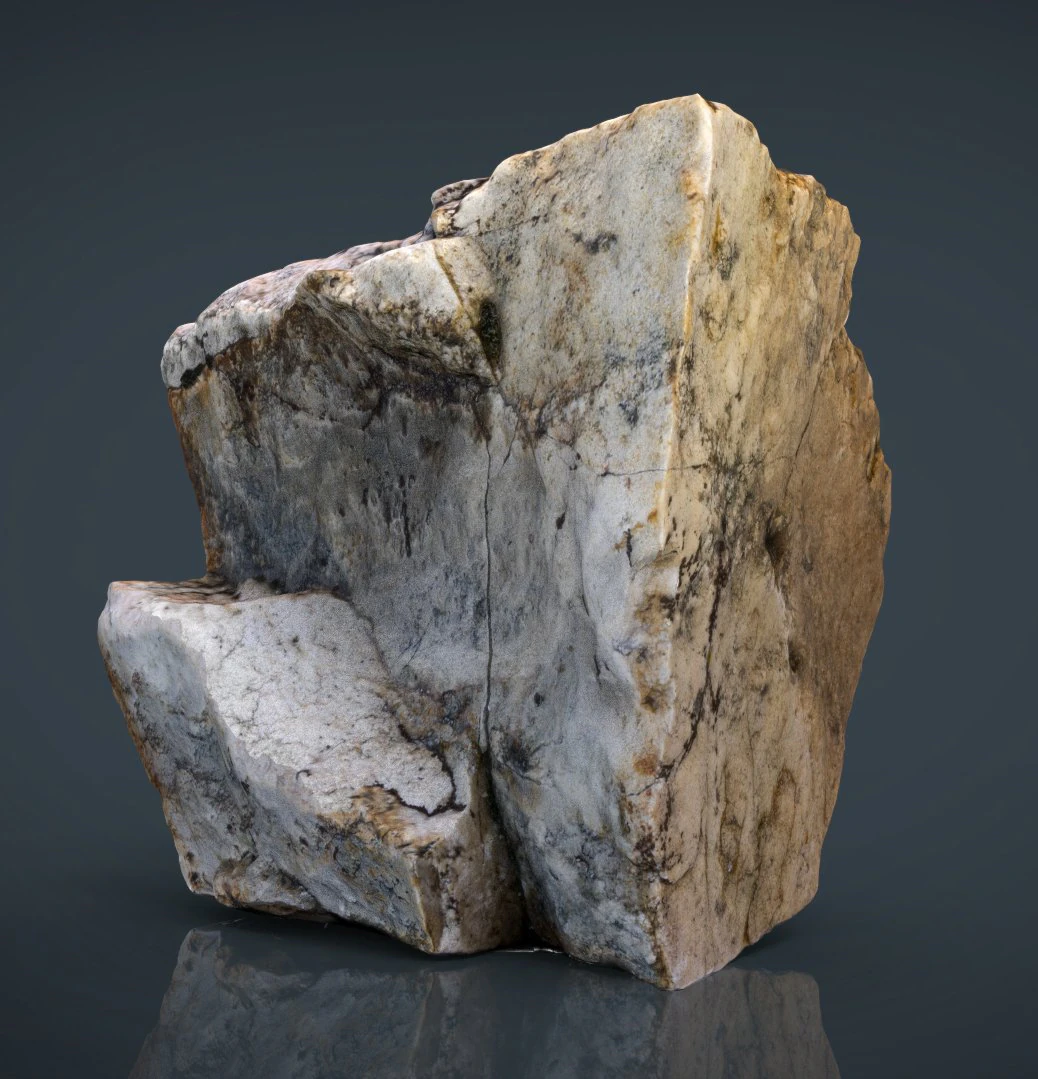 rock 1 3D Model .c4d .max .obj .3ds .fbx .stl .blend 