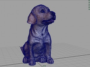 decorative dog garden 3D Model