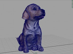 decorative dog garden 3D Model
