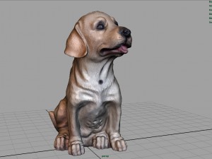 decorative dog garden 3D Model