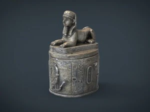 esfinge 3D मॉडल