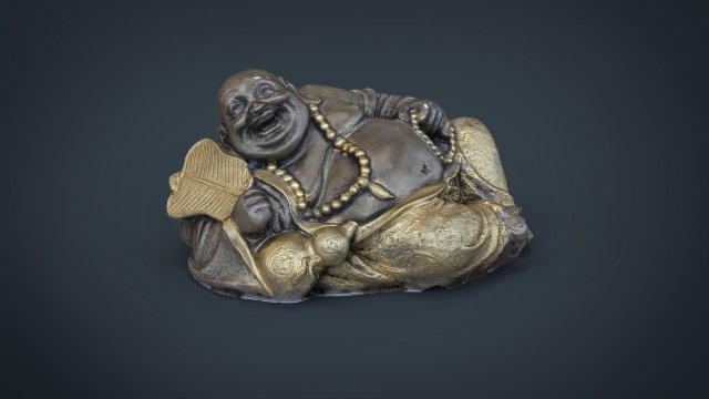 smiling buddah 3D Model .c4d .max .obj .3ds .fbx .stl .blend 