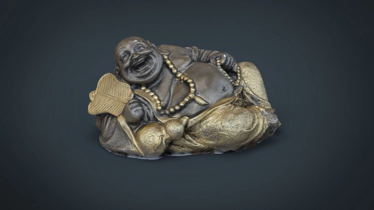 smiling buddah 3D Model .c4d .max .obj .3ds .fbx .stl .blend 