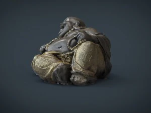 smiling buddah 3D Model
