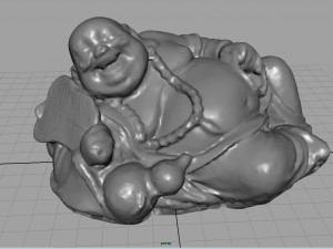 smiling buddah 3D Model