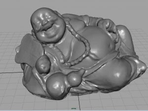 smiling buddah 3D Model