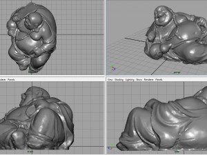 smiling buddah 3D Model