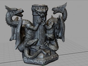 dragons candle 3Dモデル