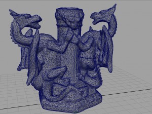 dragons candle 3Dモデル