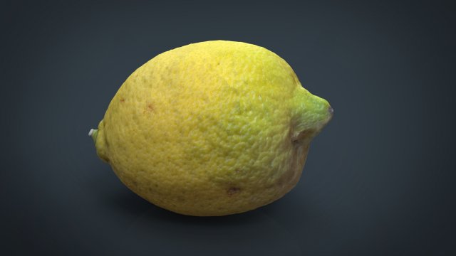 lemon 3D 모델 .c4d .max .obj .3ds .fbx .stl .blend 