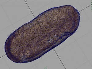 milk bread Modello 3D