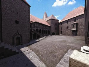 castelo de corvin Modelo 3D