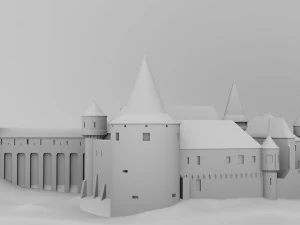 castelo de corvin Modelo 3D