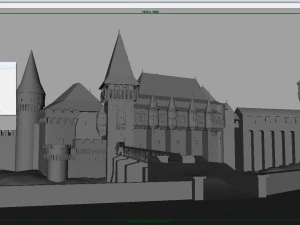 castelo de corvin Modelo 3D