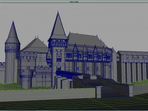 castelo de corvin Modelo 3D