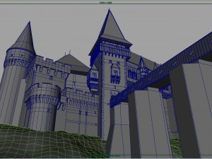 corvin castle Model 3D