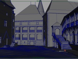 corvin castle Model 3D