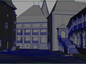 castelo de corvin Modelo 3D