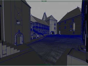 corvin castle Model 3D