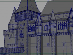 corvin castle Model 3D