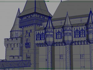 castelo de corvin Modelo 3D