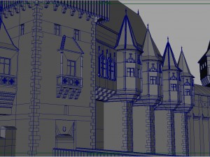 corvin castle Model 3D