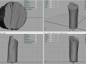 wood log 2 3D Model