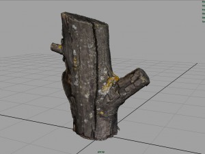 wood log 4 3D 模型