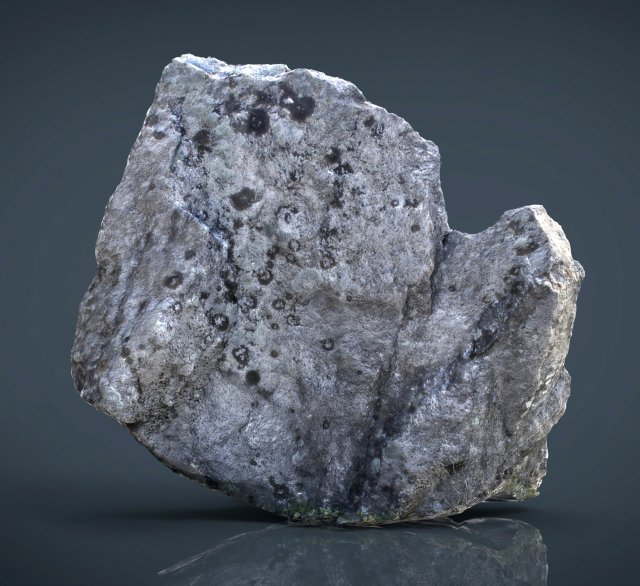 rock 9 3D Модель .c4d .max .obj .3ds .fbx .stl .blend 