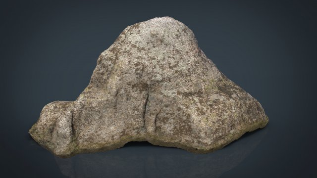 rock 10 3D Model .c4d .max .obj .3ds .fbx .stl .blend 