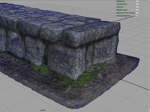 stone bench 1 3D मॉडल