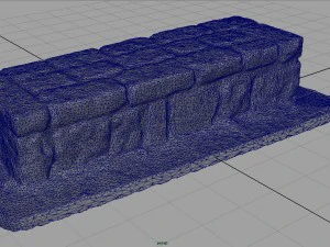 stone bench 1 3D Model