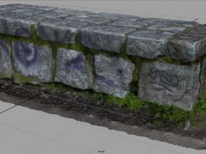 stone bench 1 3D Model