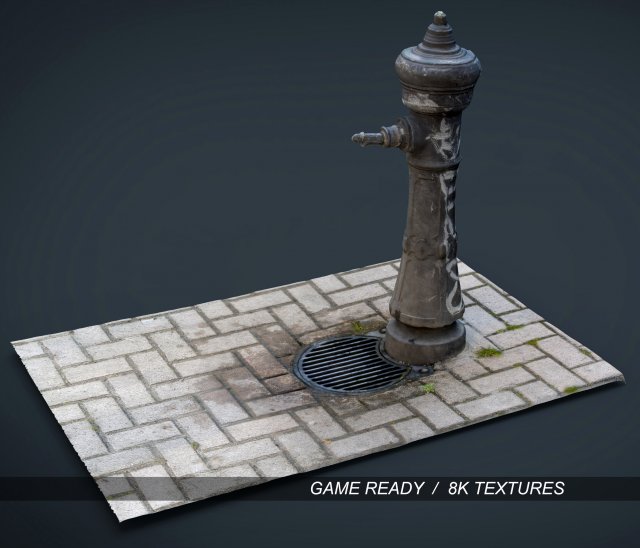 fountain 2 Modello 3D .c4d .max .obj .3ds .fbx .stl .blend 