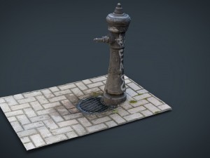 fountain 2 Modello 3D