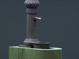 fountain 3 3D Model